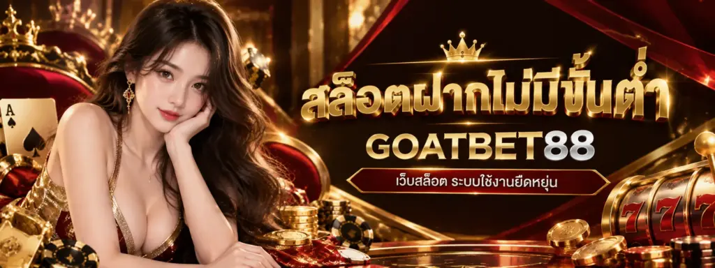 สล็อตฝากไม่มีขั้นต่ำ goatbet88 เว็บสล็อต ระบบใช้งานยืดหยุ่น