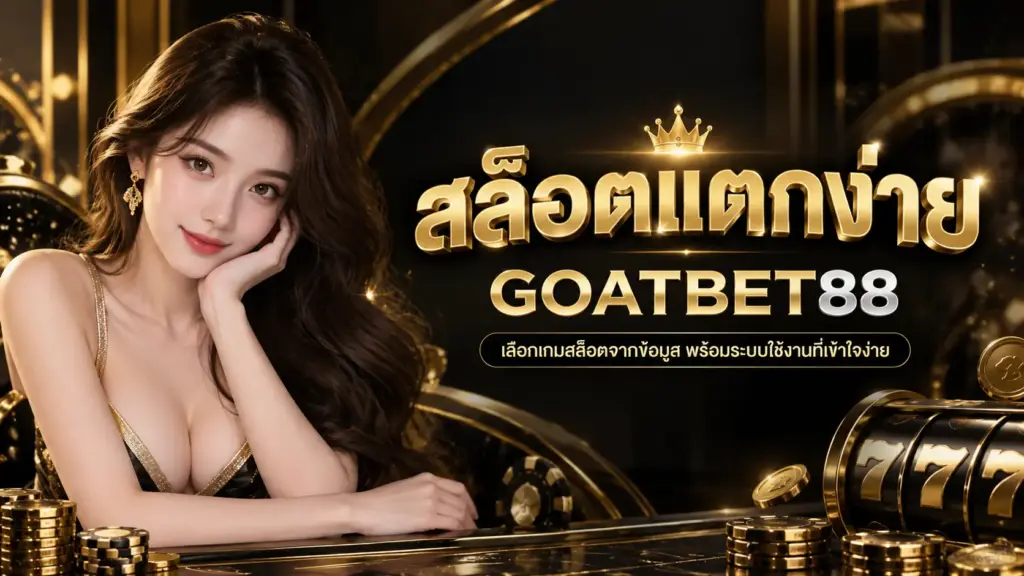 สล็อตแตกง่าย goatbet88 เลือกเกมสล็อตจากข้อมูล พร้อมระบบใช้งานที่เข้าใจง่าย